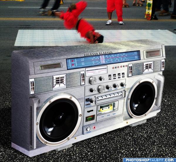 Creation of Ghetto blaster: Final Result